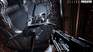 Illustration for article titled Aliens vs Predator Screens Burst Out Of Gamescom's Chest